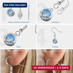 100 PCS / 50 Pairs 925 Sterling Silver Earring Hooks, Hook Ear Wires with 100 PC