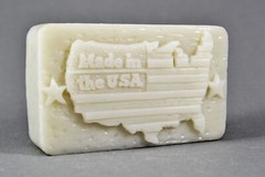 USA FLAG MAP SILICONE MOLD for soap making and other crafts US