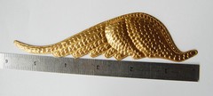 1 PAIR SMALL RAW BRASS METAL ANGEL WINGS STAMPING STEAM PUNK ART CRAFT COLLAGE