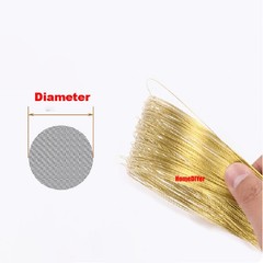 Brass Wires H62 Copper Wire Meatal Round Solid Bare DIY Craft Diameter 0.3mm-5mm