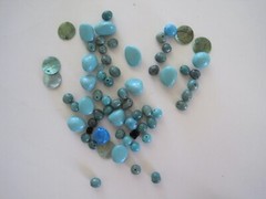 Turquoise Beads & Other Discs Beads