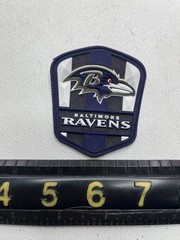 Recovered-From-Hat, Made Of (Rubber?) BALTIMORE RAVENS Football Patch T217
