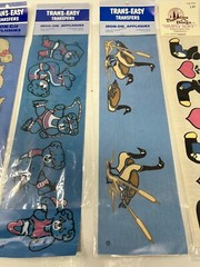 Crafts mixed lot of 6 easy iron on – fabric Appliques Sets