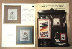 Cross Stitch Pattern Books Lot Of 10 Mixed Themes Vintage