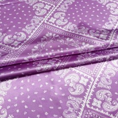 1 Yard X 1.48 meter Patchwork Paisley Print Satin Fabric LiningCharmeuse