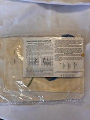 The Creative Circle Friendship Sampler 1649 Kit 8”X10” Handstitching Crossstitch