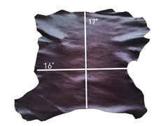 multi color dark purple pink thin GENUINE goat skin leather whole hide