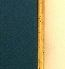 Custom cut 1/8″ (show) Round Top Gold Wood Fillet Textured for Mat Picture Frame