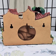 Terra Cotta 3D Mediterranean Villa Wall Hanging Vintage Handpainted