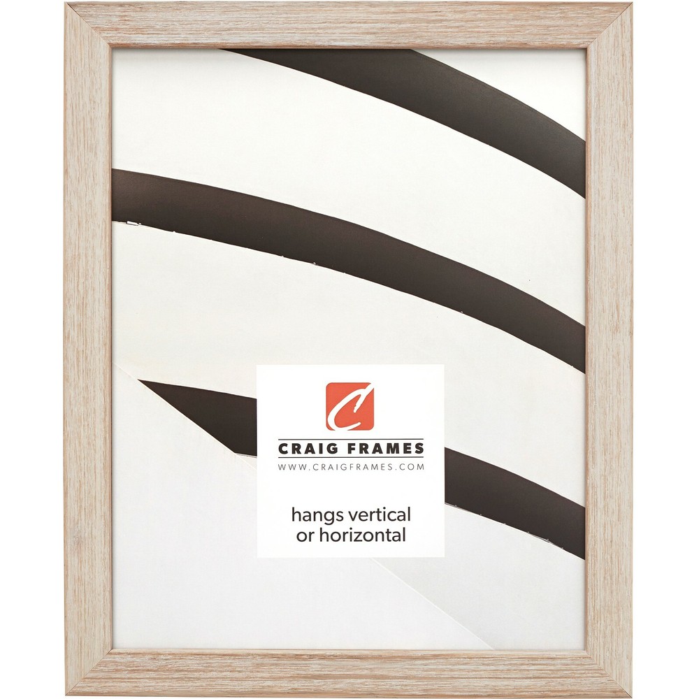 Craig Frames Farmhouse Essentials Tall, .75″ Weathered White Wood Picture Frame