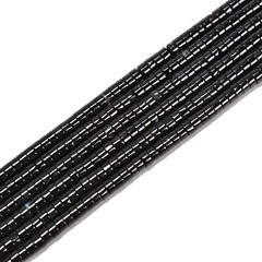 Black Onyx Heishi Disc Beads Size 2x4mm 15.5” Strand