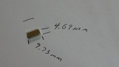 1/24 1/32 1/43 Slot Car UNIVERSAL 4ea RareEarth MAGNETS 9.73mm x 4.69mm x 1.74mm