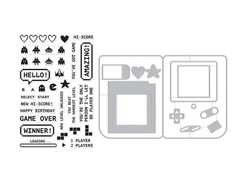 Hero Arts & Ralph Tyndall (HA + RT) “RETRO GAME” Clear Stamps & Dies Bundle 2024