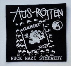 Aus-Rotten Cloth Patch Sew On Badge Punk Rock Approx 4.25″ X 4.5″ (CP217)