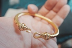 NewDAVlDYurman.18K&Gold&twisted cable Diamond bracelet