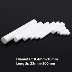 Zirconia Ceramic Rod Insulation Corrosion Resistance 0.4mm – 16mm Solid Cylinder