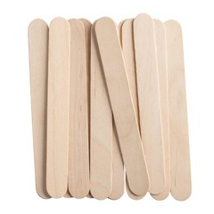 GUSTO [100 Count] Jumbo 6 Inch Wooden Multi-Purpose Popsicle Sticks, Craft St…