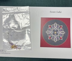 Just Nan Pattern “Swan Lake” With Fabric, Charm and Beads NEW