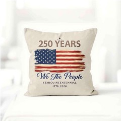 1pc 250th Anniversary We The People Iron-On Patches USA Flag Durable