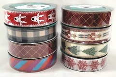 Member’s Mark Premium Wired Ribbon 50 Yards Roll 1.5 in Width Holidays NEW