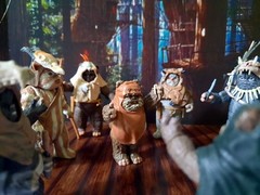 Original Trilogy Scenic Backdrop Display 6 Pack Star Wars Hasbro Kenner 3.75