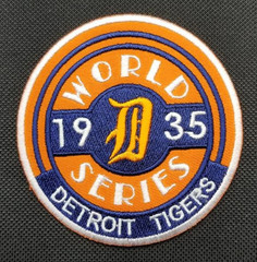 Detroit Tigers 1935 Champions World Series Patch Embroidered Iron On 3.5″