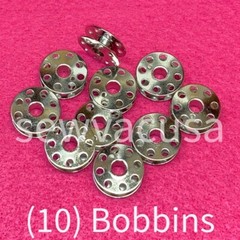 10 Bobbins Fits Singer Featherweight 221 222 301 301A Bobbins (New) # 45785