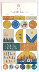 Park Lane Scrapbook & Planner Stickers Travel Vacation Camping Backpacking Bike