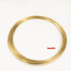 Brass Wires H62 Copper Wire Meatal Round Solid Bare DIY Craft Diameter 0.3mm-5mm
