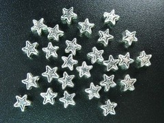 500 PCS Tibetan Silver tiny star spacer beads 4mm FC218