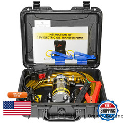 Facfuel 12V Oil Extractor Pump 100W High Flow Oil Change Pump Upgraded