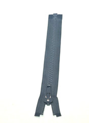 1 New YKK Dark Grey 578 Molded Plastic Jacket Zippers-Length 10.0 inch