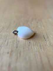 Large Assorted Shapes & Sizes Mother Of Pearl Bulk 1,133 Bead Lot with Necklace