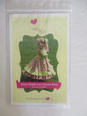 NIP Create Kids Elena’s Double Layer Peasant Dress Pattern 6-12mo to 8 Girls