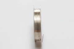 24 Gauge, 925 Sterling Silver Wire (Half Round) Dead Soft Made in USA – 25FT by