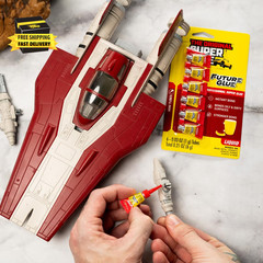 Super Glue Future Glue Liquid 6 Mini Single Use Tubes, Clear, Instant Bonding, F