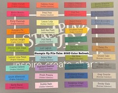 Stampin Up COLLECTION/ IN-COLOR 2022-2024 or 2023-2025 Hanging Folder File Tabs