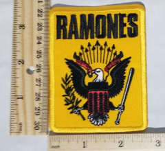 Embroidered Ramones Rock band Patch approx 2.5×3.5″