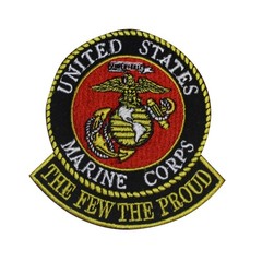 US Marine Corps The Few The Proud Embroidered Iron On Patch – USMC Semper 67-Z