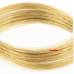 Brass Wires H62 Copper Wire Meatal Round Solid Bare DIY Craft Diameter 0.3mm-5mm