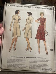 Lot of 3 Vintage Vogue Patterns Paris Original 1897 Dress Cape Coat 1114 Size 10