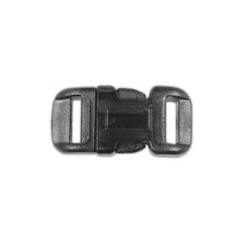 1/2 Inch Clear Curved Side Release Buckles in Many Colors & Pack Sizes
