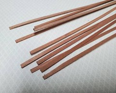 Mahogany Wood Strips 10 Pieces 1/16″ Thick x 3/16″ Wide x 18″ Long Crafts Models