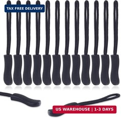 CooBigo 12Pack Zipper Pull Replacement, Golf Bag Parcord Zipper Pull Tab Replace