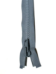 1 New YKK Dark Grey 578 Molded Plastic Jacket Zippers-Length 10.0 inch