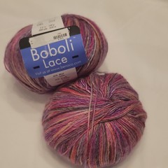 Berroco Boboli Lace Variegated Multicolor Lace/Fingering Wool Blend Skein