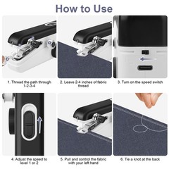 Home Travel Mini Portable Smart Electric Tailor Stitch Hand-held Sewing Machine
