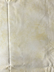 Pale Yellow and White Floral Design Cotton Quilting Fabric 40 Inches x 42 Inches