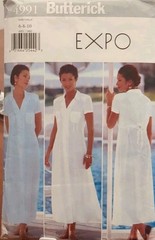 BUTTERICK EASY SEWING PATTERN #4991 MISSES’ DRESS SIZE 6-8-10 UNCUT