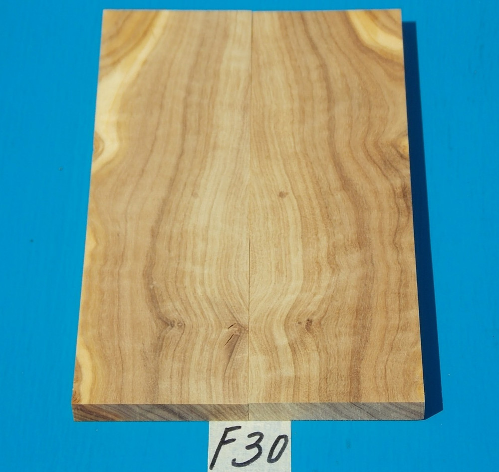 1 PAIR ITALIAN OLIVEWOOD KNIFE SCALES~1/4″ X 1-1/2″ X5″ EACH~EXOTIC WOOD~LUMBER